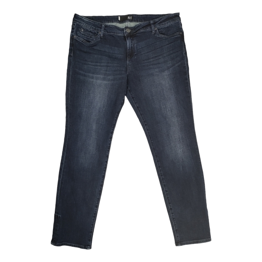 Kut from the Kloth Catherine MidRise Boyfriend Jeans 16 Denim Stretch